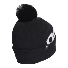 adidas Winter hat (pompom) pom-pom woolie with folded cuff black children/juniors